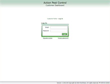 Tablet Screenshot of myaccount.actionpest.com
